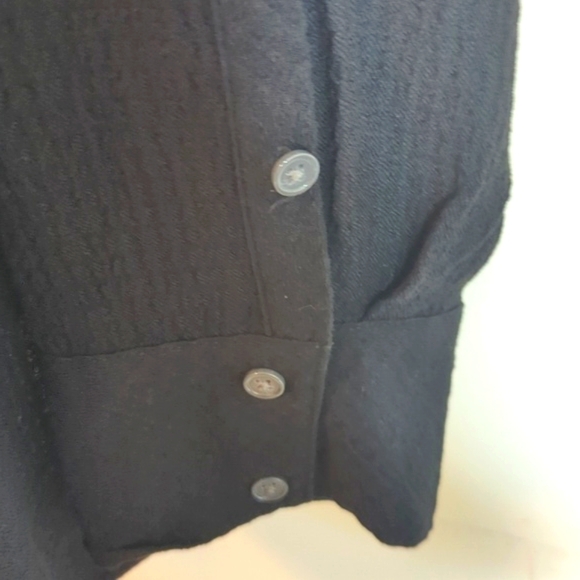 Torrid Peplum Crinkle Flannel Gauze Button Up Top 3X - Picture 12 of 16